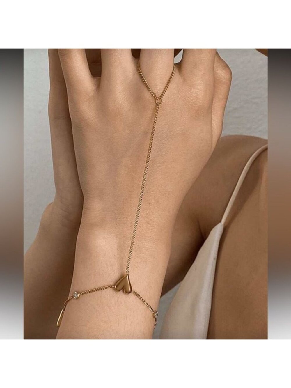 Heart Chain Bracelet Q914